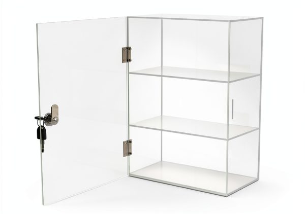 Acrylic Display Case DuvinDD Countertop Cabinet with Lock-7