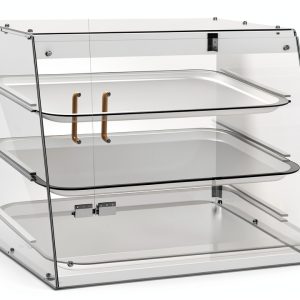Pastry Display Case Wutfly 3 Tray Countertop PDC 3 21x17.75x16.5in-0