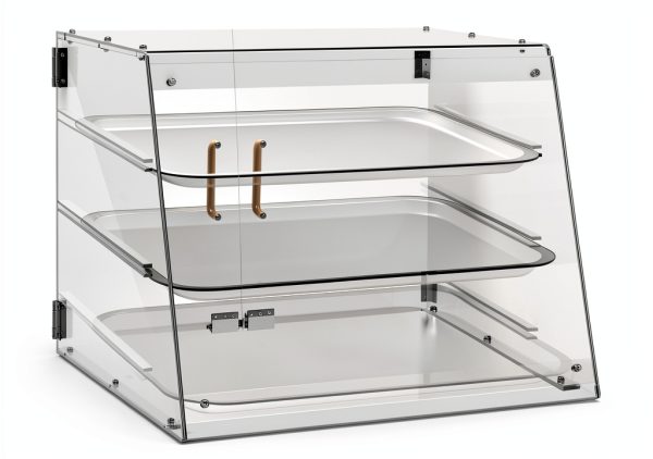 Pastry Display Case Wutfly 3 Tray Countertop PDC 3 21x17.75x16.5in-0