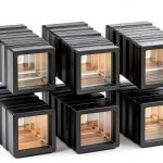 3D Floating Display Case EupHHonycs 60pcs Coin Frame Black ABS 2.8in-0