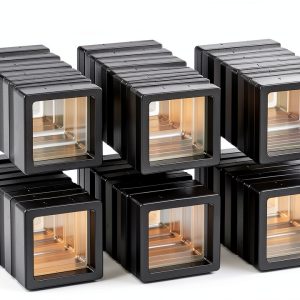 3D Floating Display Case EupHHonycs 60pcs Coin Frame Black ABS 2.8in-0