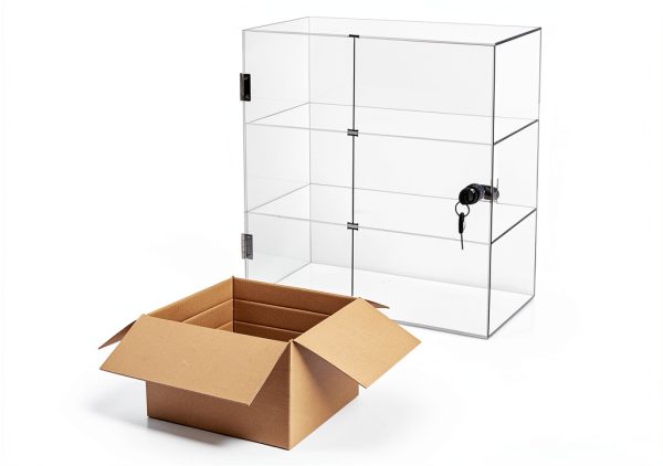 Acrylic Display Case DuvinDD Countertop Cabinet with Lock-3