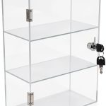 Acrylic Display Case DuvinDD Countertop Cabinet with Lock-0