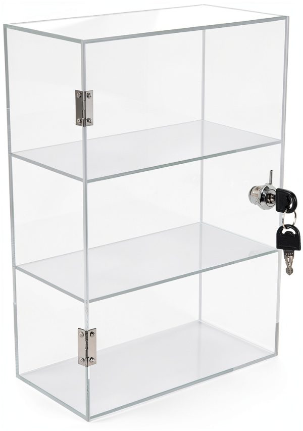 Acrylic Display Case DuvinDD Countertop Cabinet with Lock-0