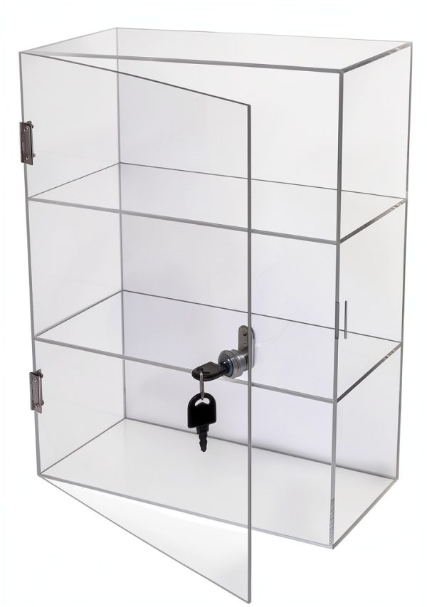 Acrylic Display Case DuvinDD Countertop Cabinet with Lock-8