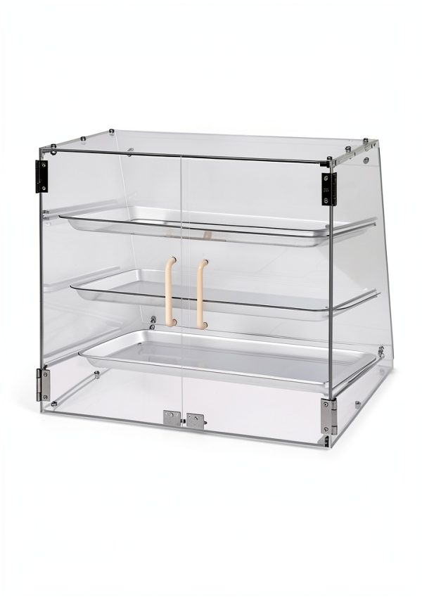 Pastry Display Case Wutfly 3 Tray Countertop PDC 3 21x17.75x16.5in-2